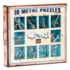 Breinpuzzelset Blauw, 10st.>Eureka Clearance