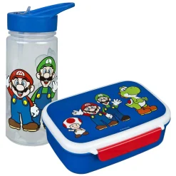 Broodtrommel en Drinkfles Super Mario-Undercover Discount