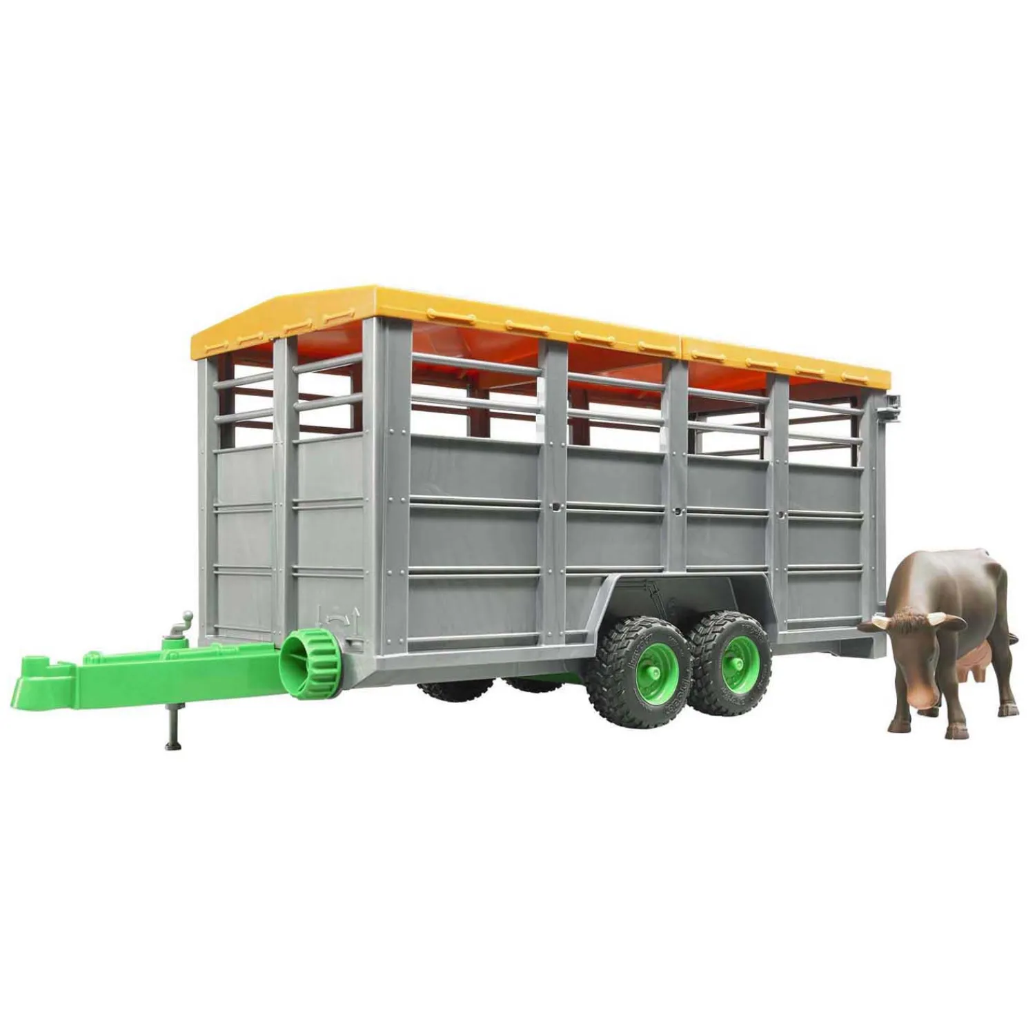 Veetransportwagen met Koe 1:16>Bruder