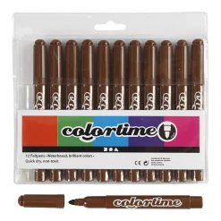 Creativ Company Bruine Jumbo Stiften, 12st. Sale