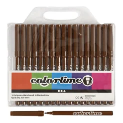 Creativ Company Bruine Stiften, 18st. Outlet