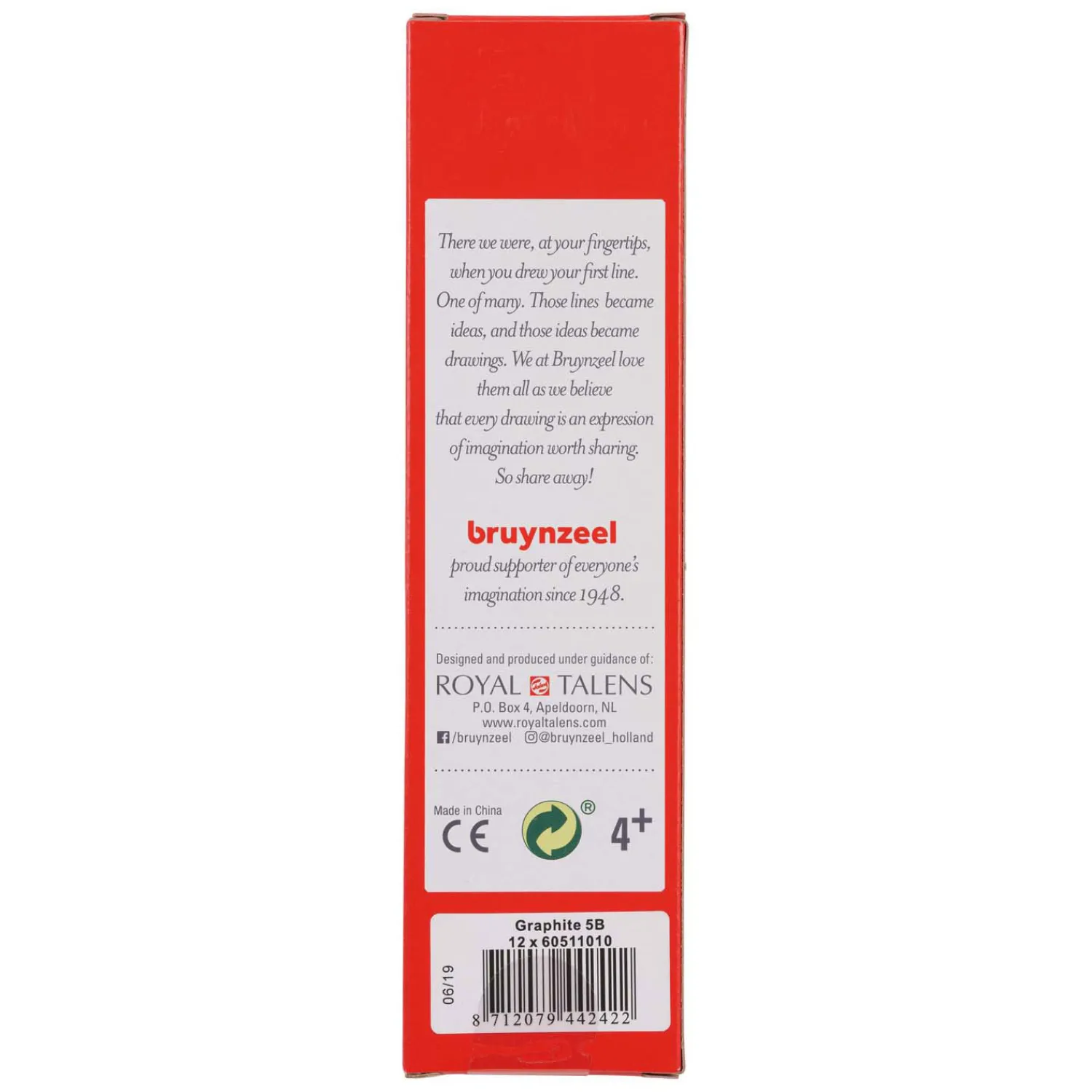 Burotek 5B Grafietpotlood-Bruynzeel Hot