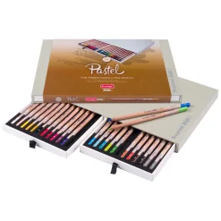 Bruynzeel Design Pastelpotlood Box, 24 Kleuren Hot