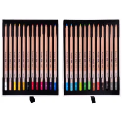 Bruynzeel Design Pastelpotlood Box, 24 Kleuren Hot