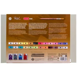 Bruynzeel Design Pastelpotlood Box, 24 Kleuren Hot