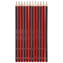Hb Grafietpotlood Zwart/Rood>Bruynzeel Clearance