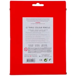 Kids Triple Kleurpotloden Set 12-Bruynzeel Clearance