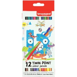 Kids Twin Point Kleurpotloden, 12st.-Bruynzeel Discount