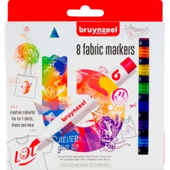 Bruynzeel Textielstiften, 8st. Discount
