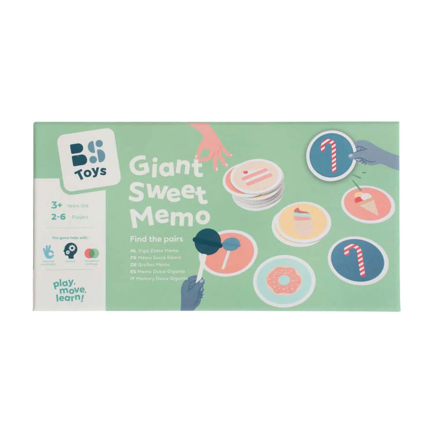 Giga Zoete Memo Spel, 20dlg.-BS Toys Outlet