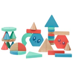 Houten Bouwstenen - 38dlg.>BS Toys Discount