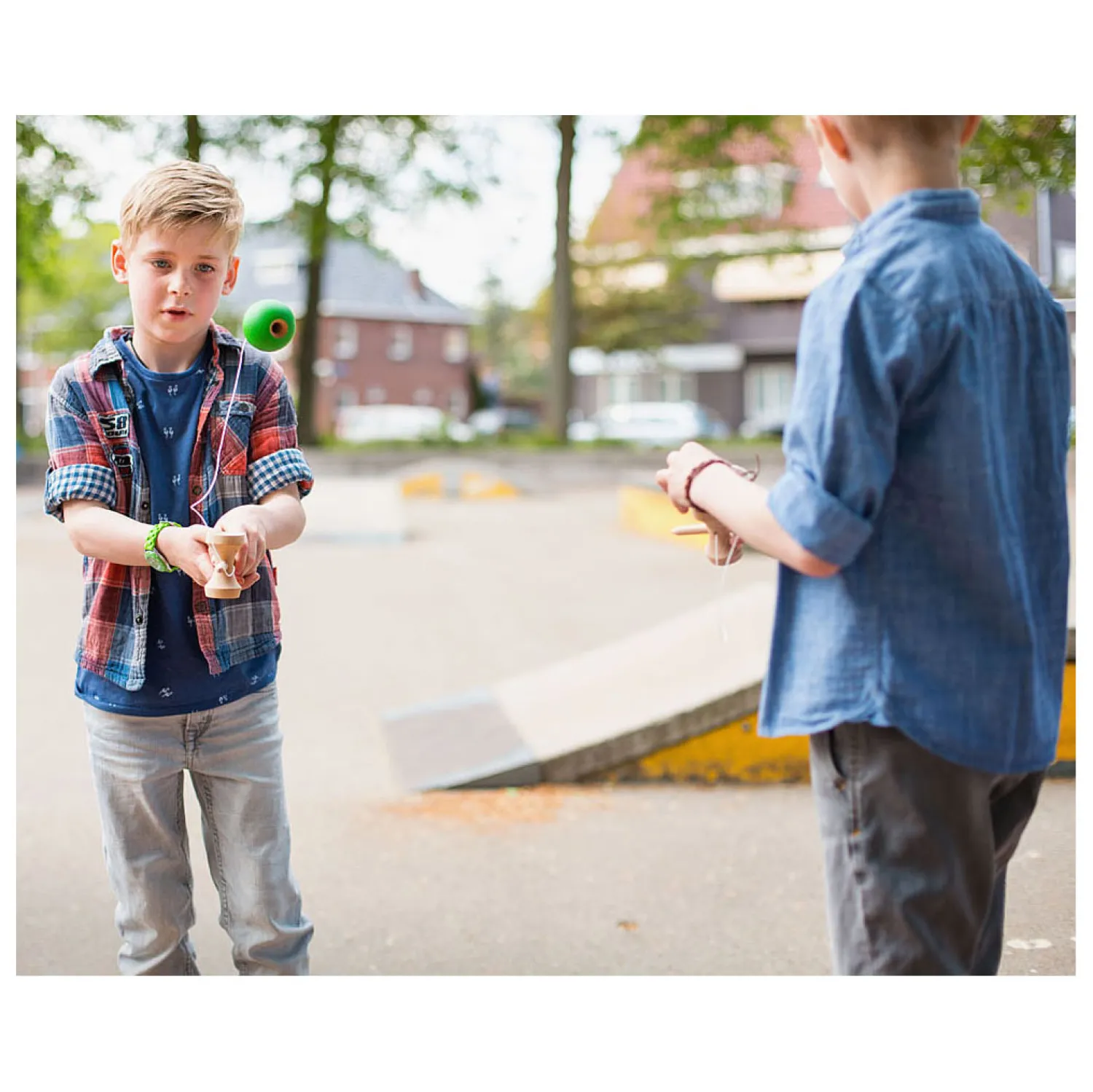 Houten Kendama Vang- en Werpspel>BS Toys