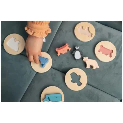 Houten Vormenpuzzel, 6st.-BS Toys