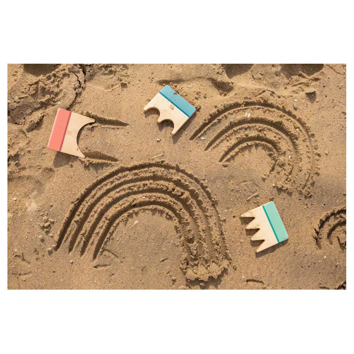 BS Toys Houten Zandpatroon Kammen, 3dlg. Best