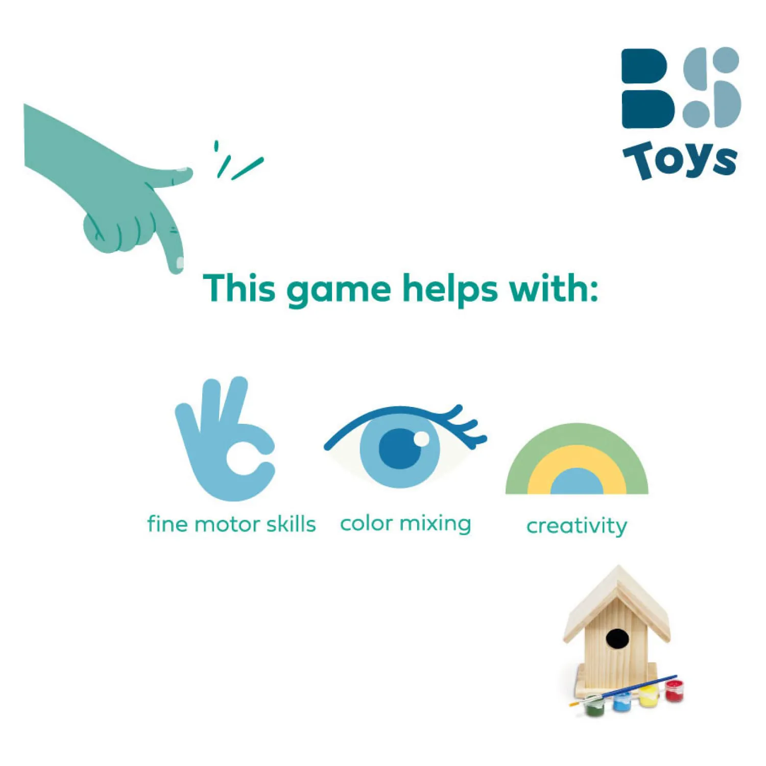 Maak je eigen Houten Vogelhuisje Bouwset>BS Toys Sale