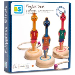 Ringwerpen Vogels Hout  - Werpspel>BS Toys New