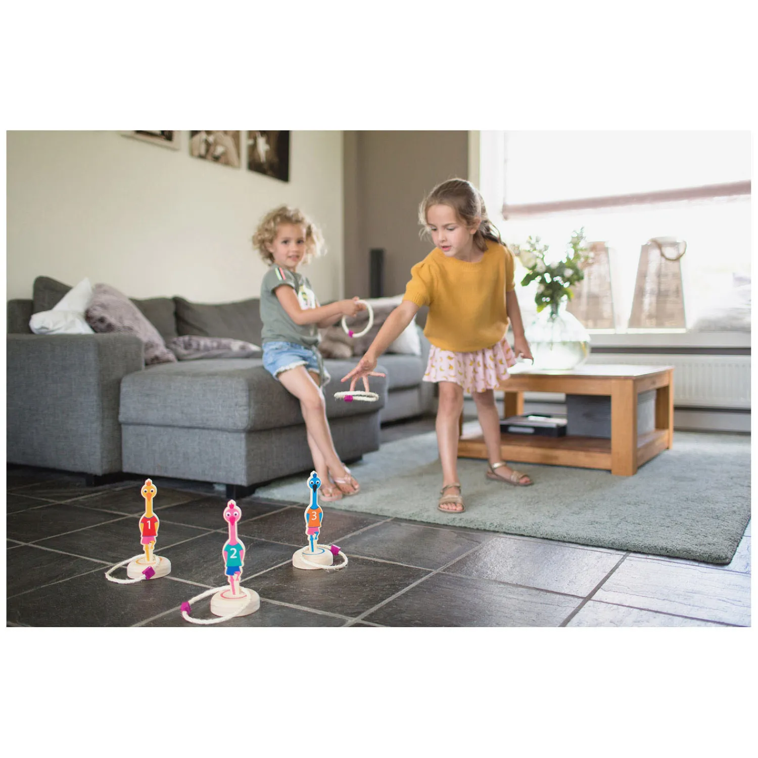 Ringwerpen Vogels Hout - Werpspel>BS Toys New