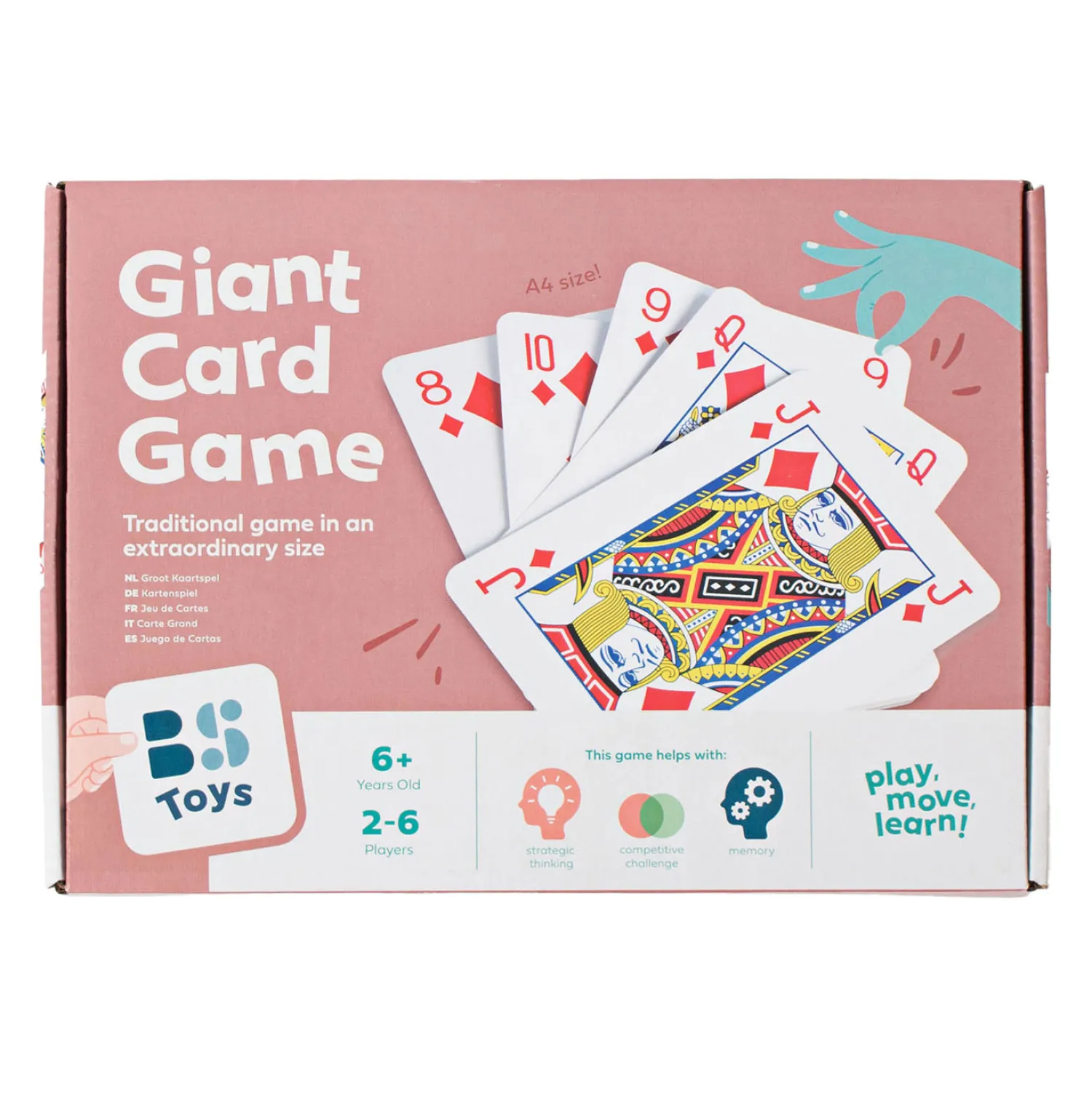 Speelkaarten Groot, 54dlg.-BS Toys