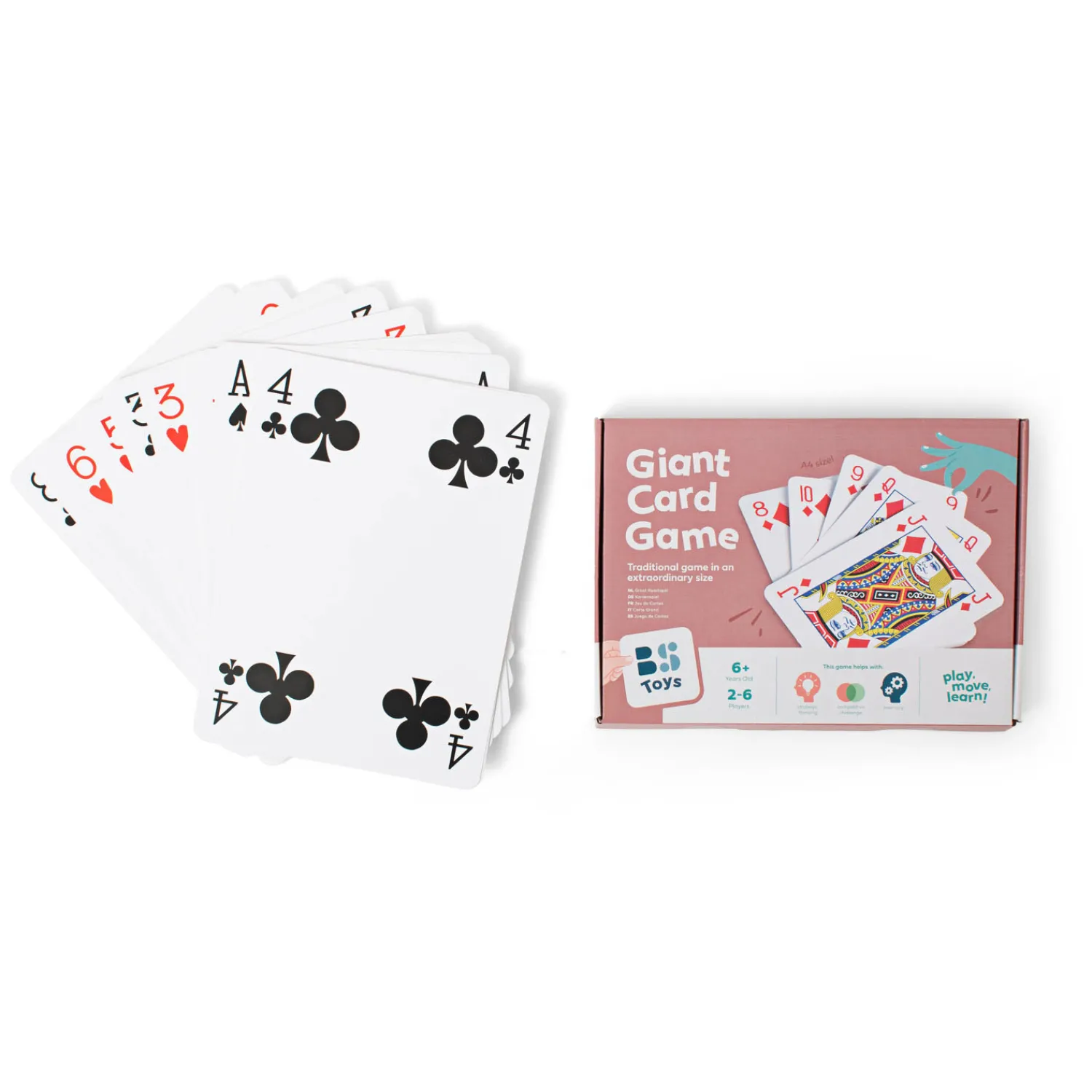 Speelkaarten Groot, 54dlg.-BS Toys