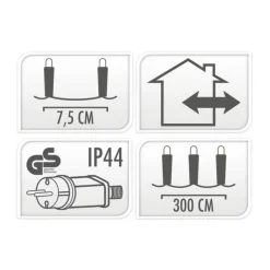 Buiten Ledverlichting 40 Led - Warm White, 300cm><noscript><img width=