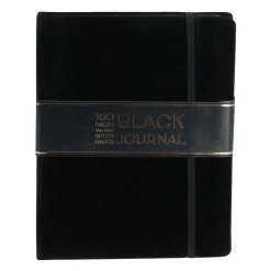 Bulletjournal Zwart, 17x22cm