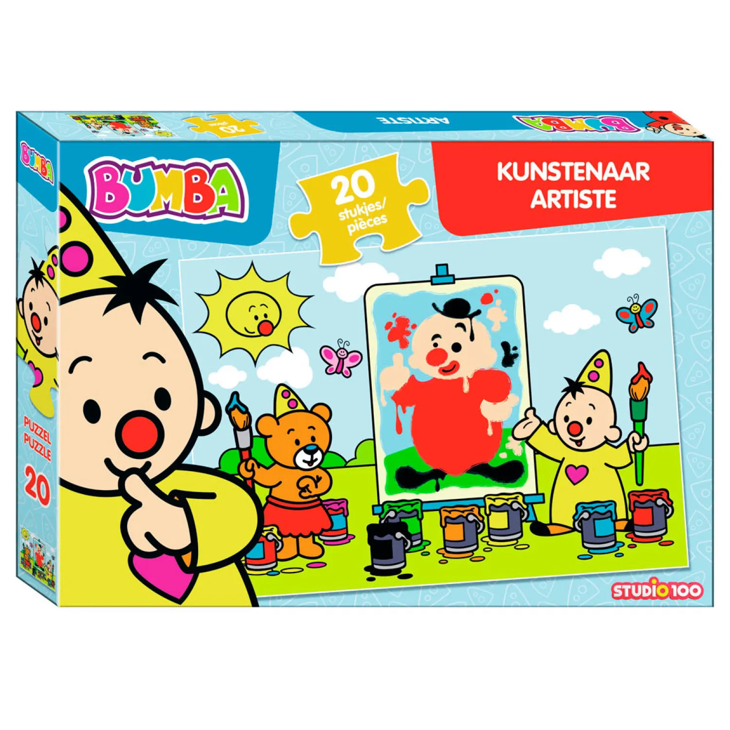 Studio 100 Bumba Puzzel Kunstenaar, 20st. New