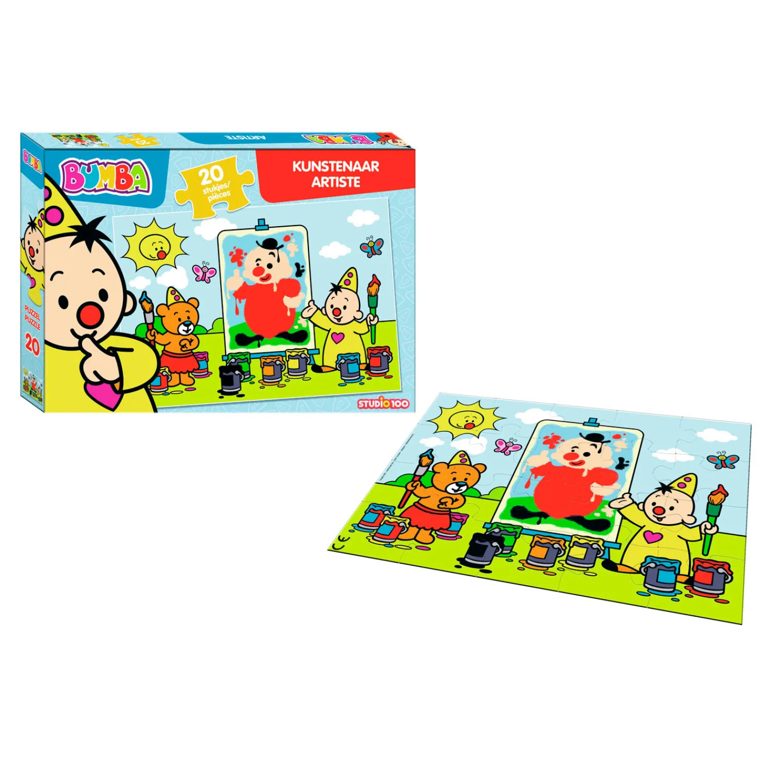 Studio 100 Bumba Puzzel Kunstenaar, 20st. New