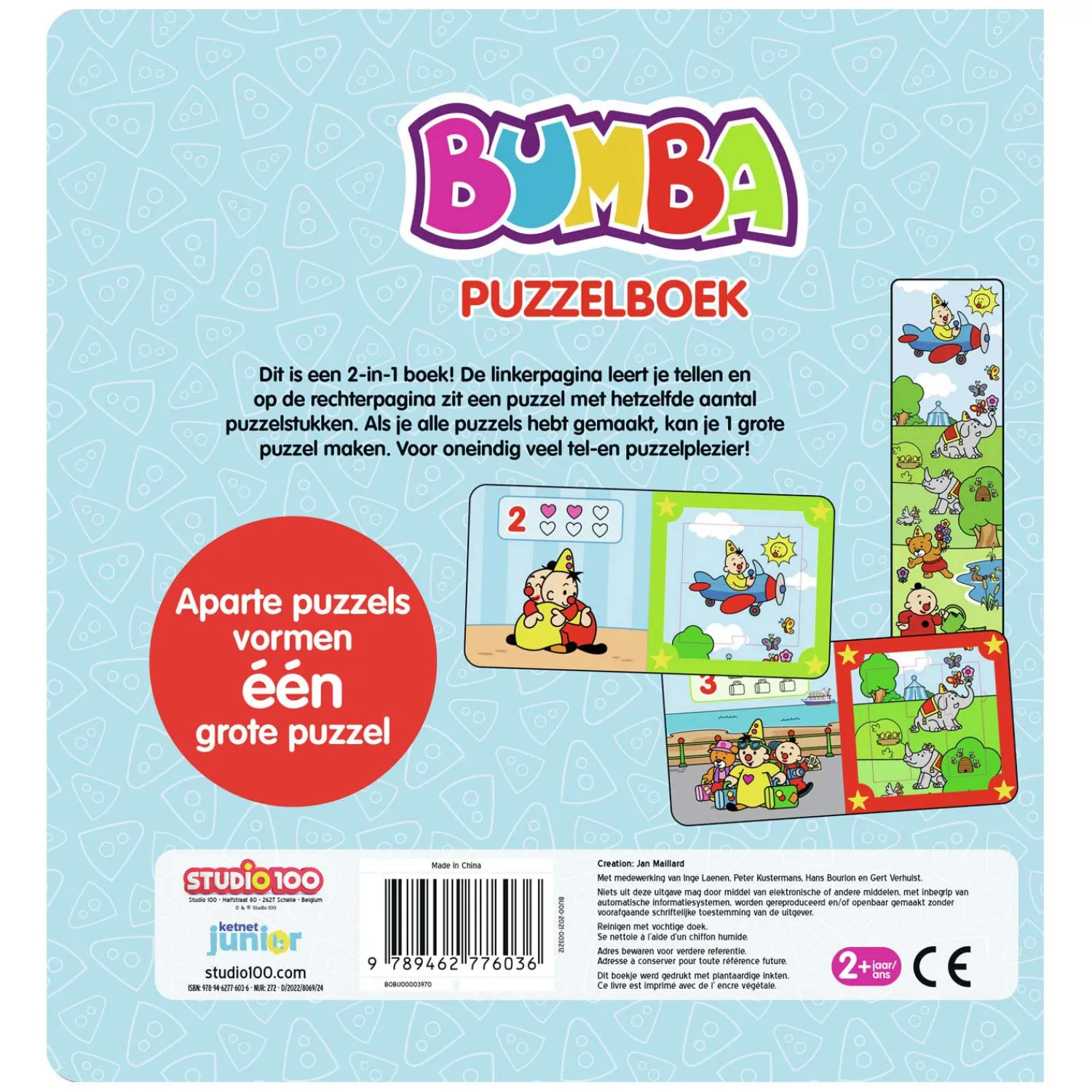 Studio 100 Bumba Puzzelboek Clearance
