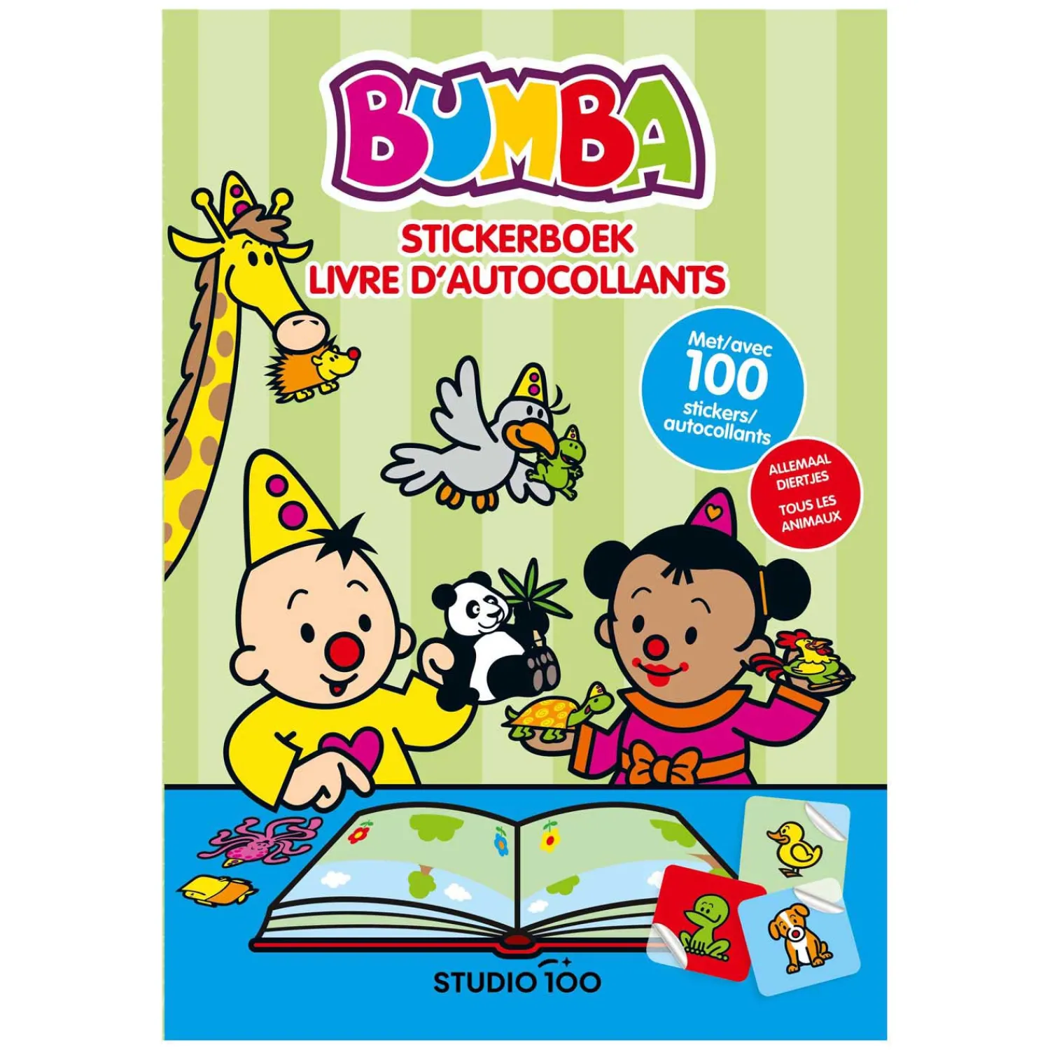 Studio 100 Bumba Stickerboek - Dieren Best