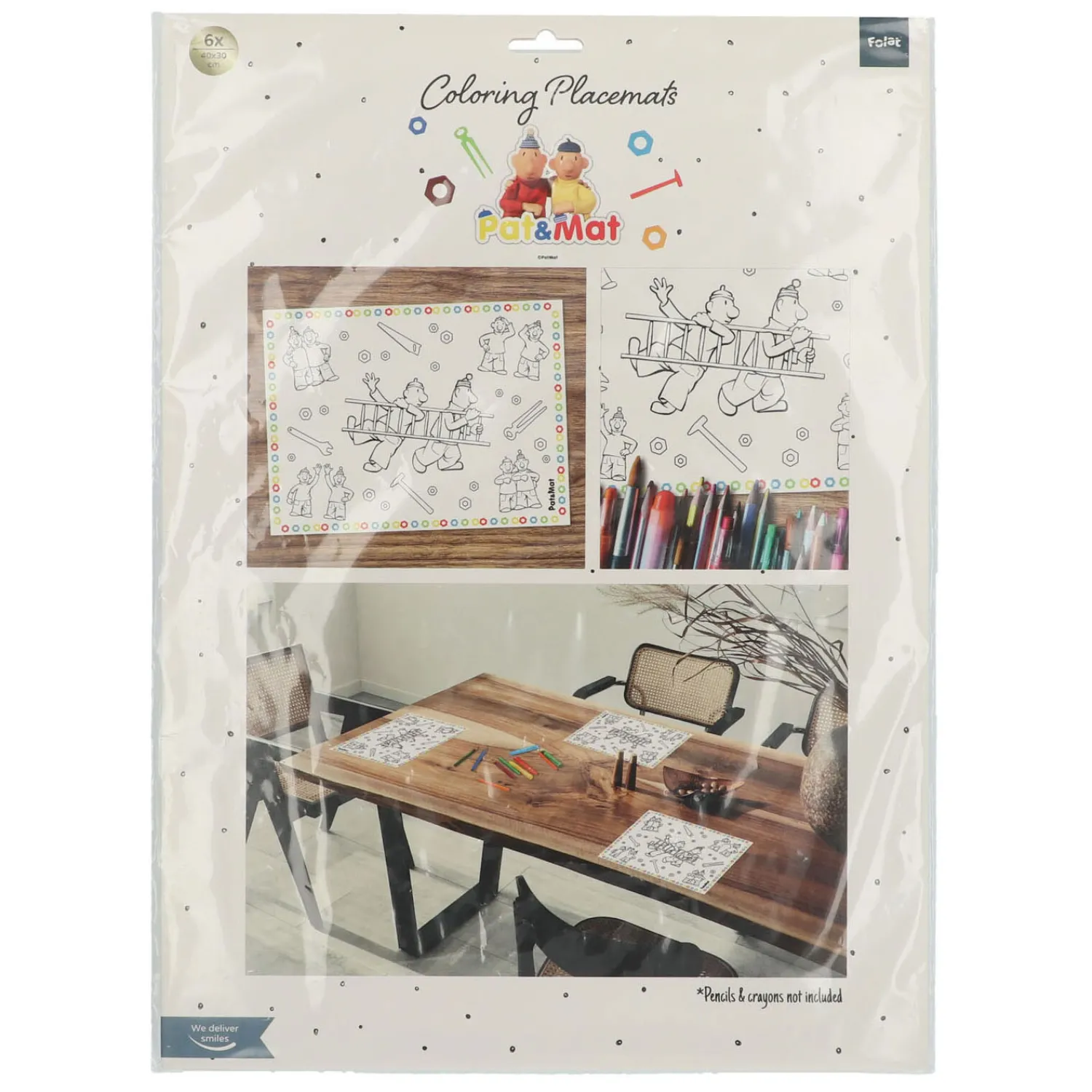 Buurman & Buurman Placemats Kleurplaten, 6st.-Folat BV Discount