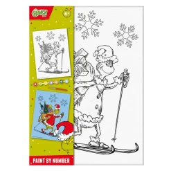 Creative Craft Group Canvas Schilderen op Nummer Grinch Sale