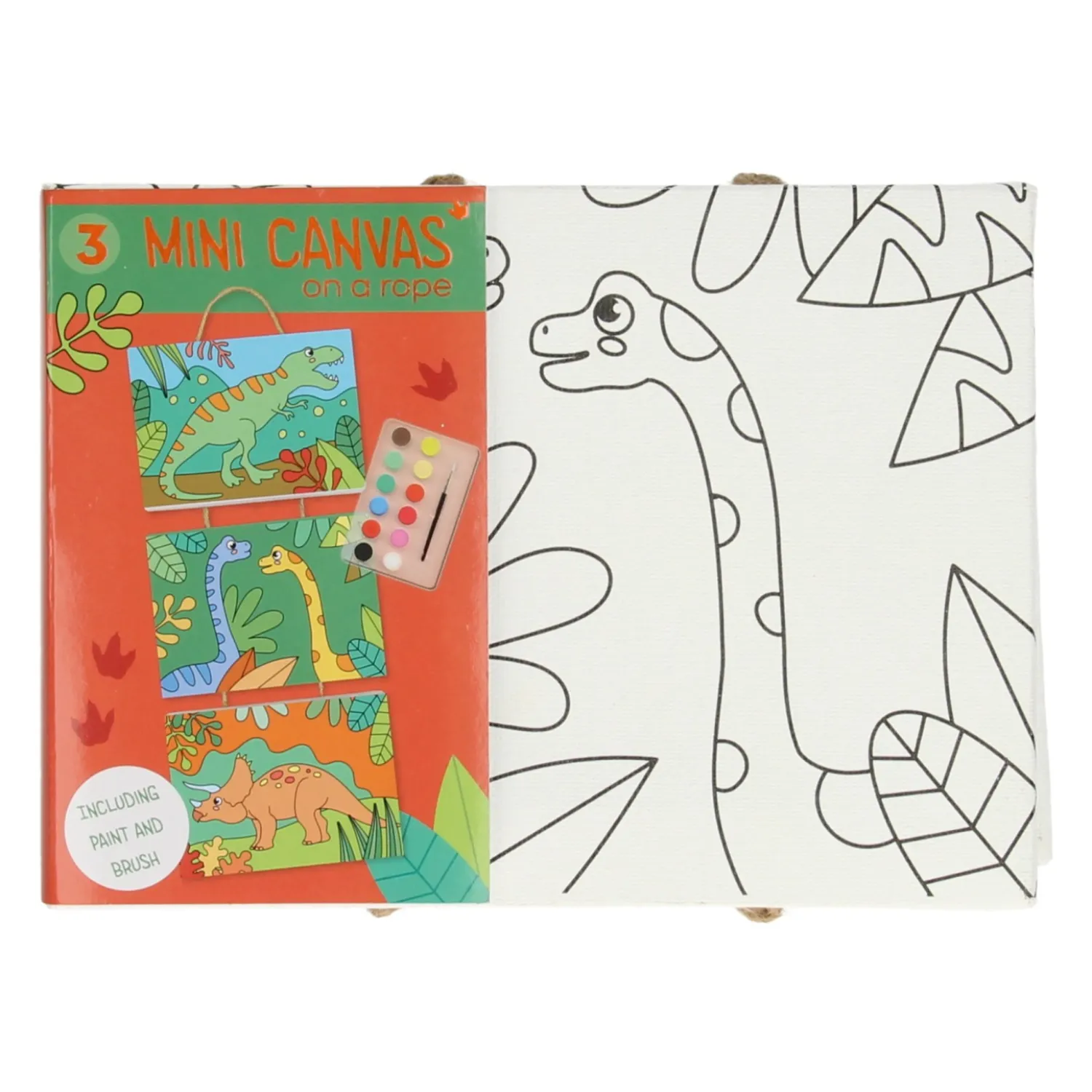 Canvas Schilderijen Aan Touw - Dino, 3st-Wins Holland