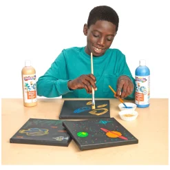 Canvas Zwart 20x20cm, 3st.-Colorations Discount