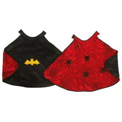 Great Pretenders Cape met Masker Spider/Bat, 4-6 jaar Hot