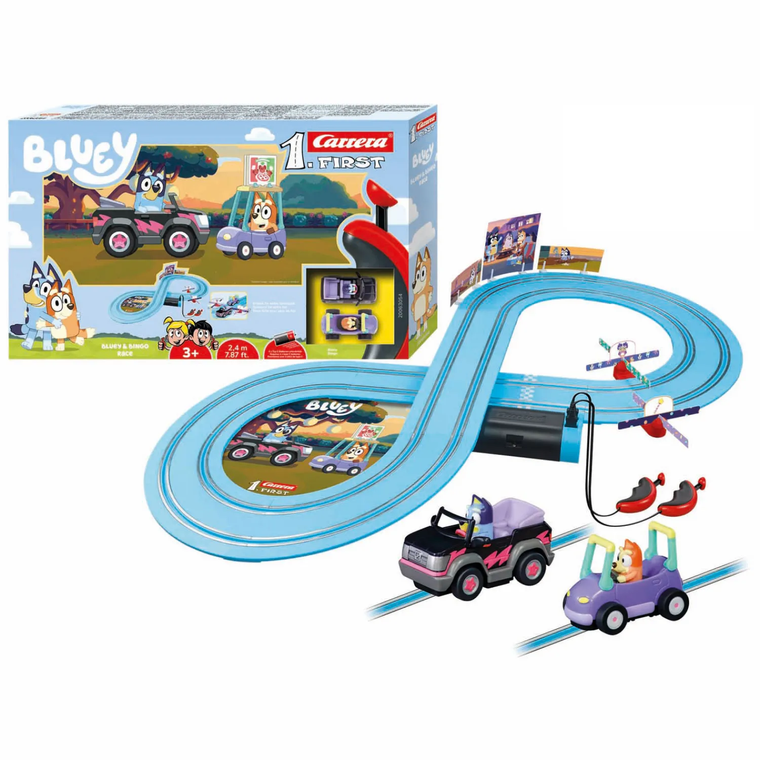 First Racebaan - Bluey & Bingo Race 2,4m>Carrera Outlet