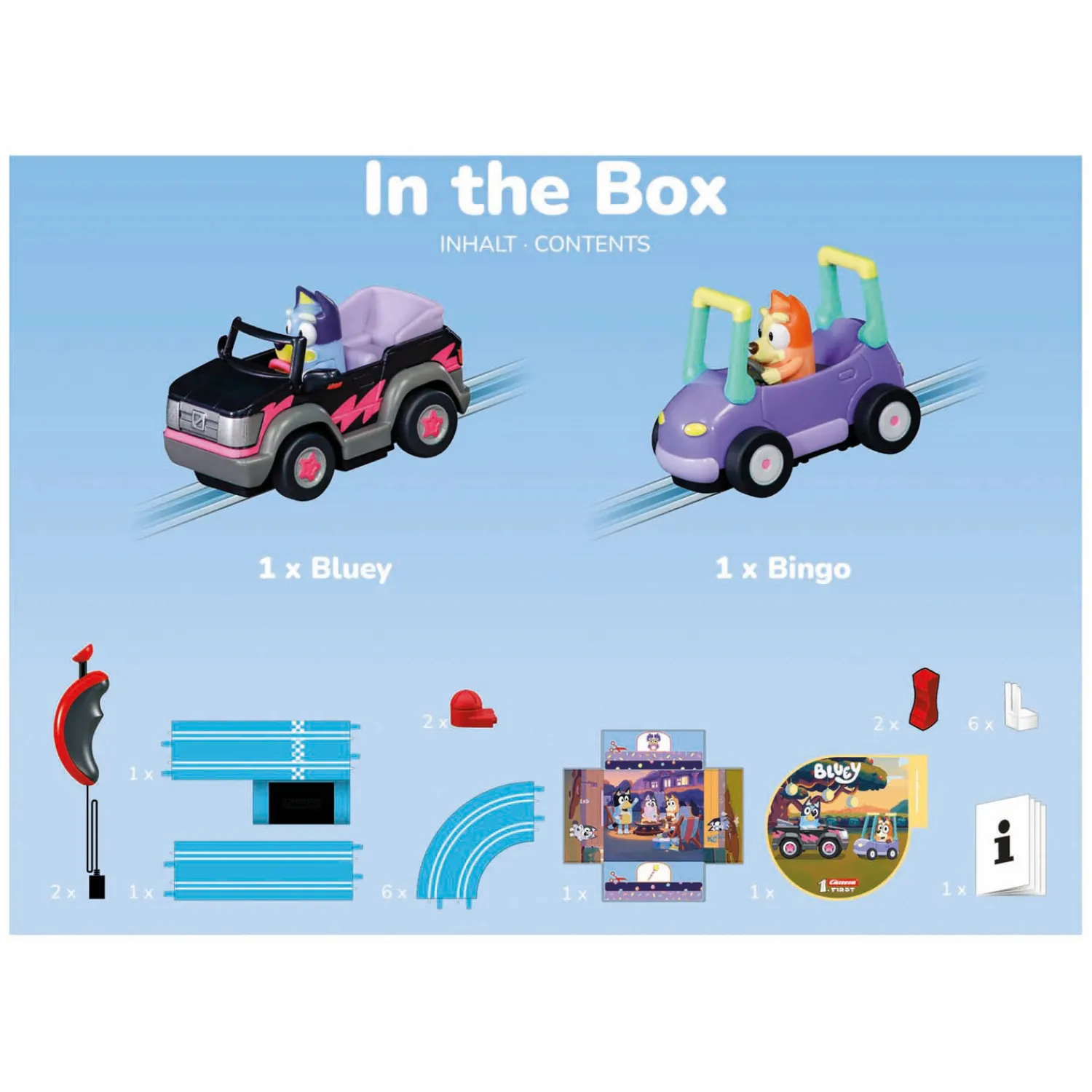 First Racebaan - Bluey & Bingo Race 2,4m>Carrera Outlet
