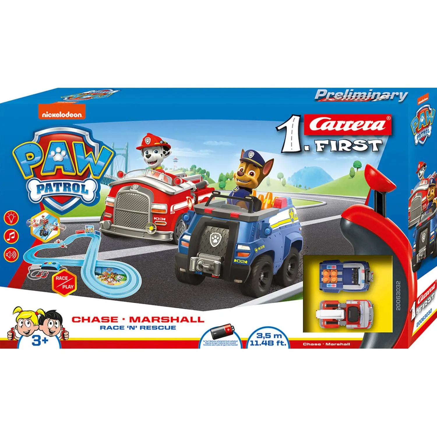 First Racebaan - PAW Patrol 'Race & Rescue'>Carrera Discount