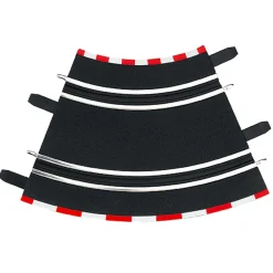 GO!!! - Bochten 1/45graden, 4st.>Carrera New