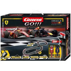 GO!!! Racebaan - Champion's Racing M. Verstappen No.1 vs. L. Hamilton No.44-Carrera Hot