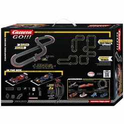 GO!!! Racebaan - Champion's Racing M. Verstappen No.1 vs. L. Hamilton No.44-Carrera Hot