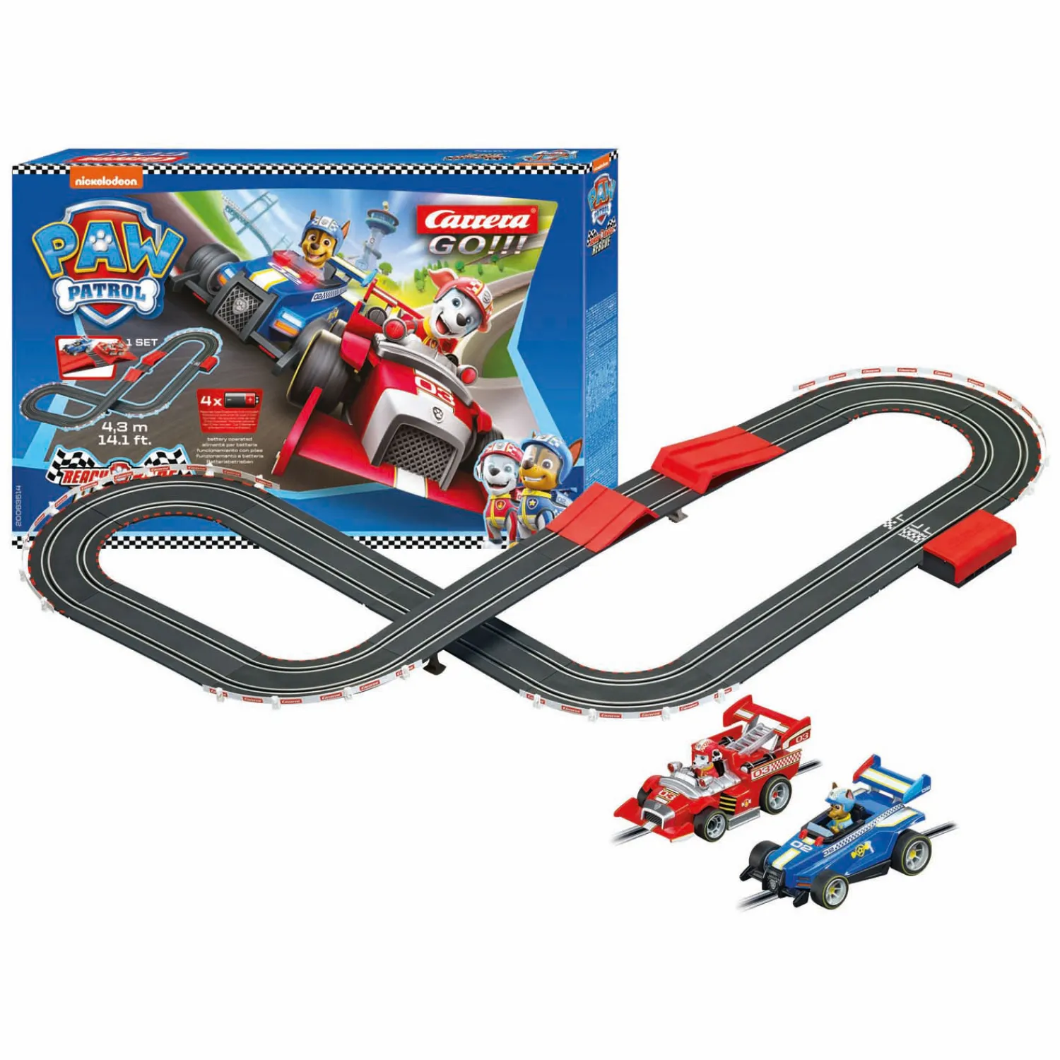 GO!!! Racebaan - PAW Patrol Ready Race Rescue>Carrera Online