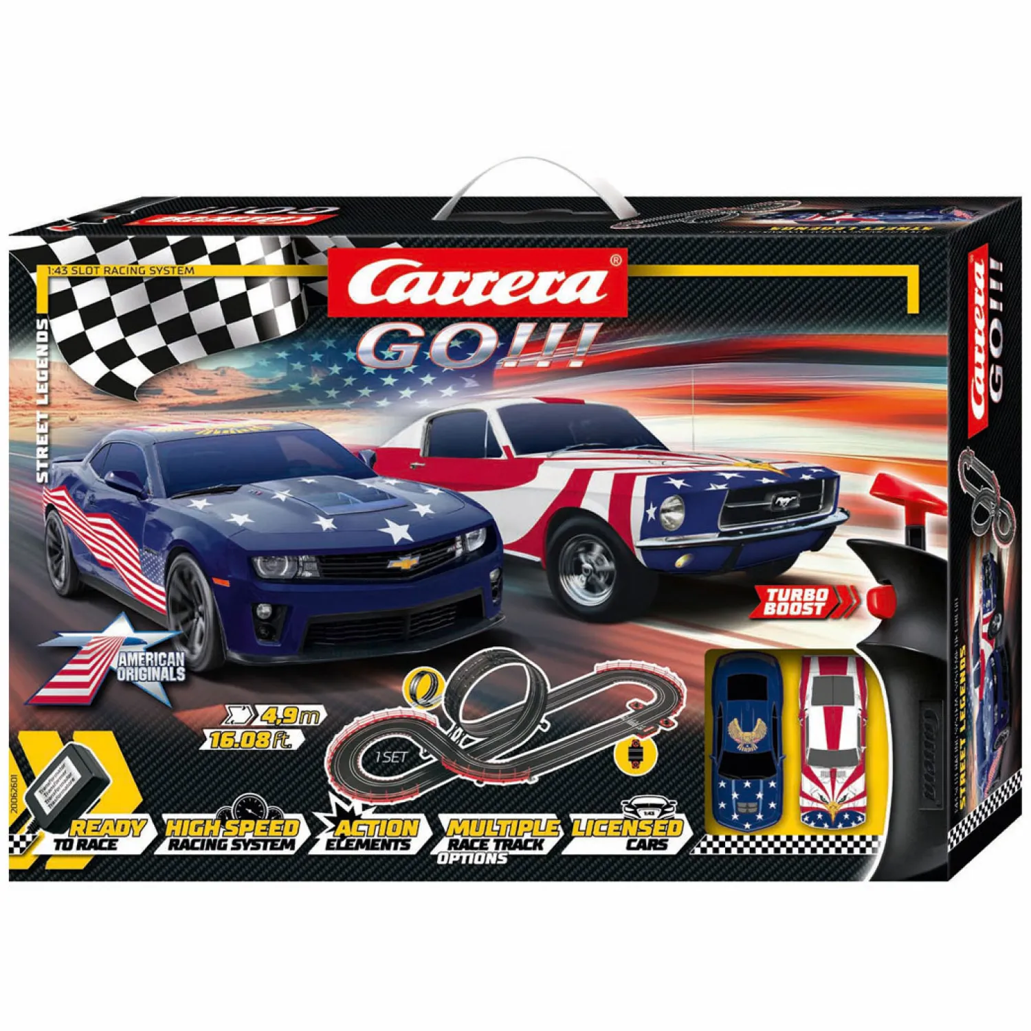 Carrera GO!!! Racebaan - Street Legends Hot