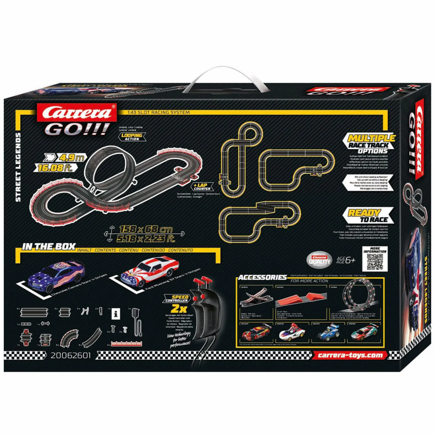 Carrera GO!!! Racebaan - Street Legends Hot