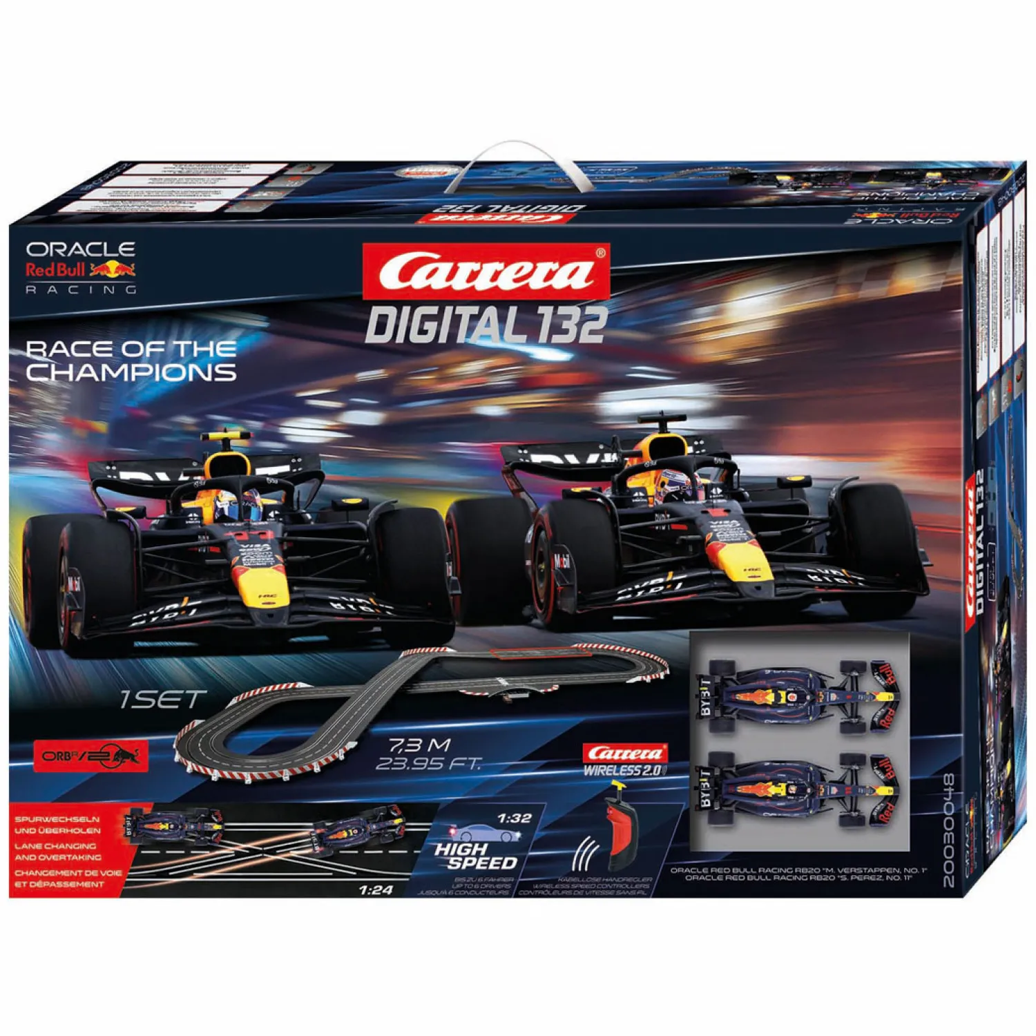 Carrera Race of Champions - Racebaan Digital 132 - RB20 M. Verstappen & S. Pérez Discount