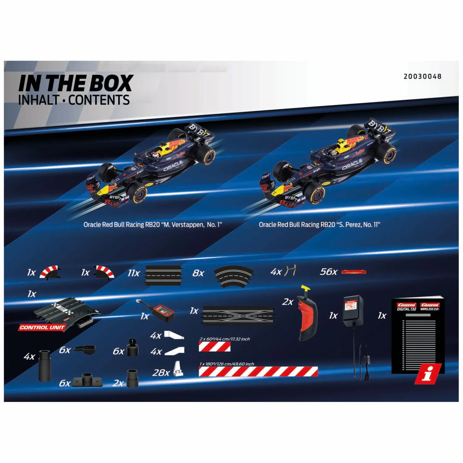 Carrera Race of Champions - Racebaan Digital 132 - RB20 M. Verstappen & S. Pérez Discount