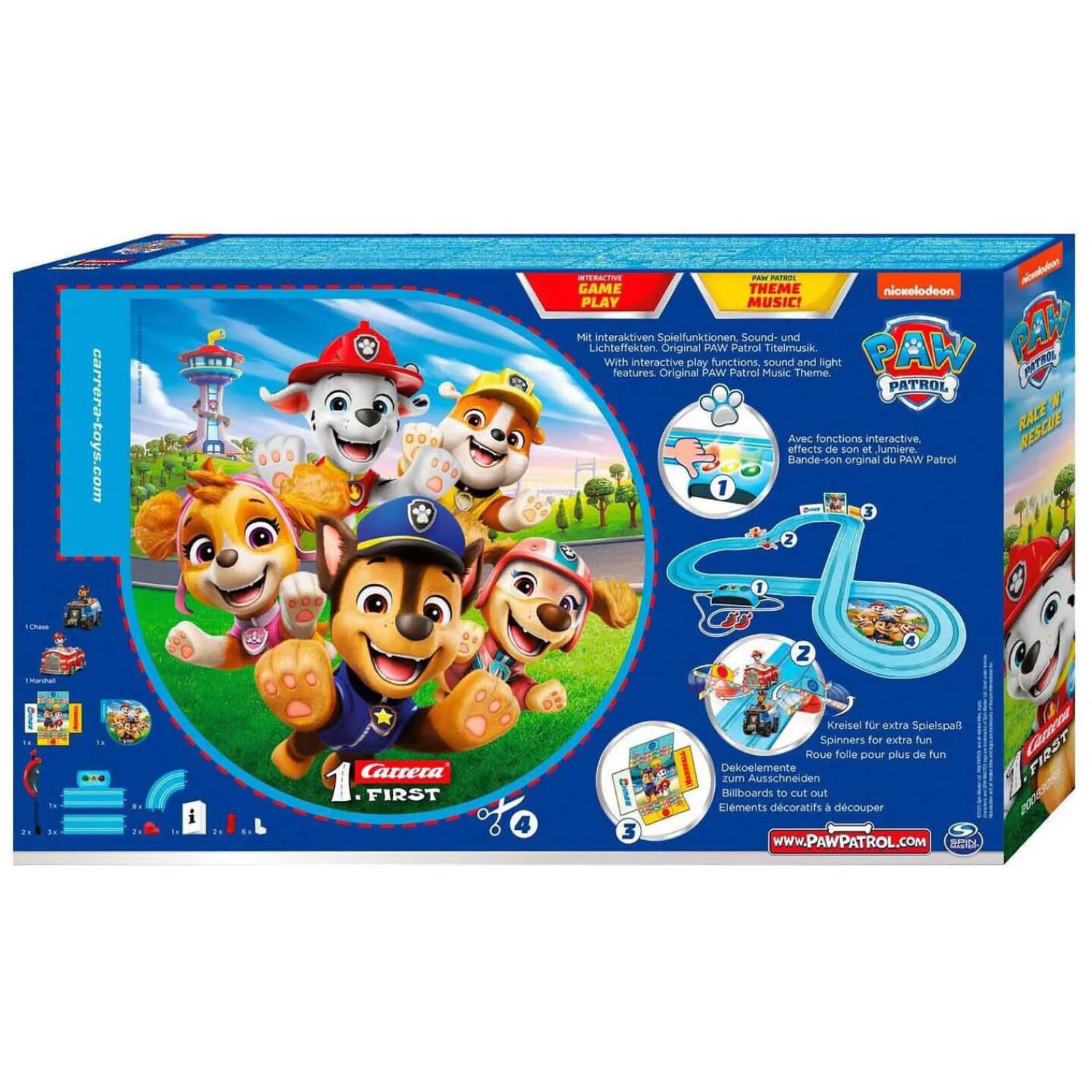 Racebaan First PAW Patrol - Race 'N' Rescue-Carrera Best