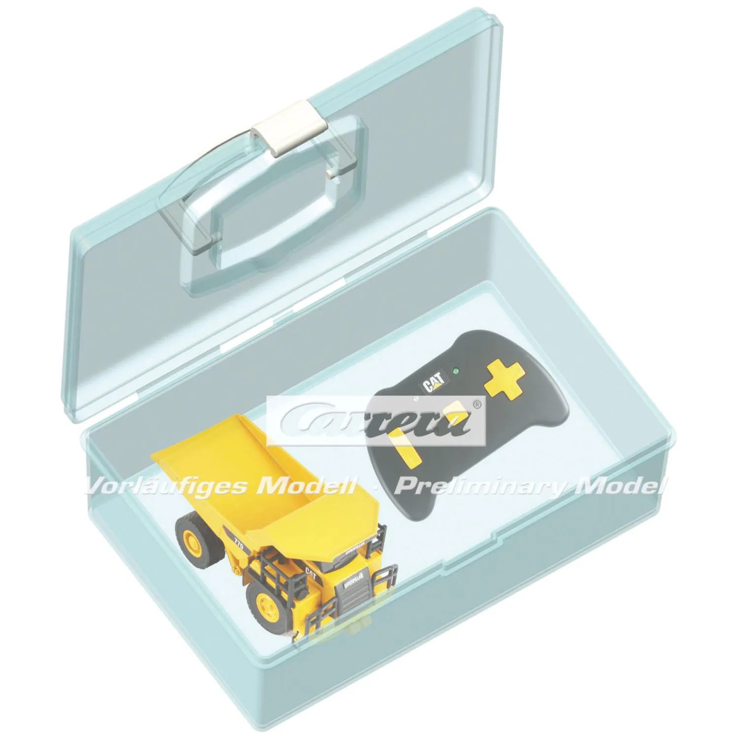 Carrera RC Bestuurbare Auto - CAT Mini RC - 770 Mijnbouw Truck Hot