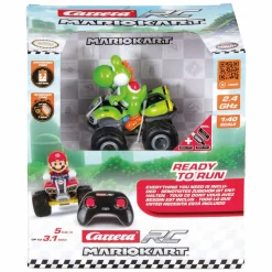 RC 2,4GHz Mario Kart Yoshi - Mini Quad 1:40-Carrera New