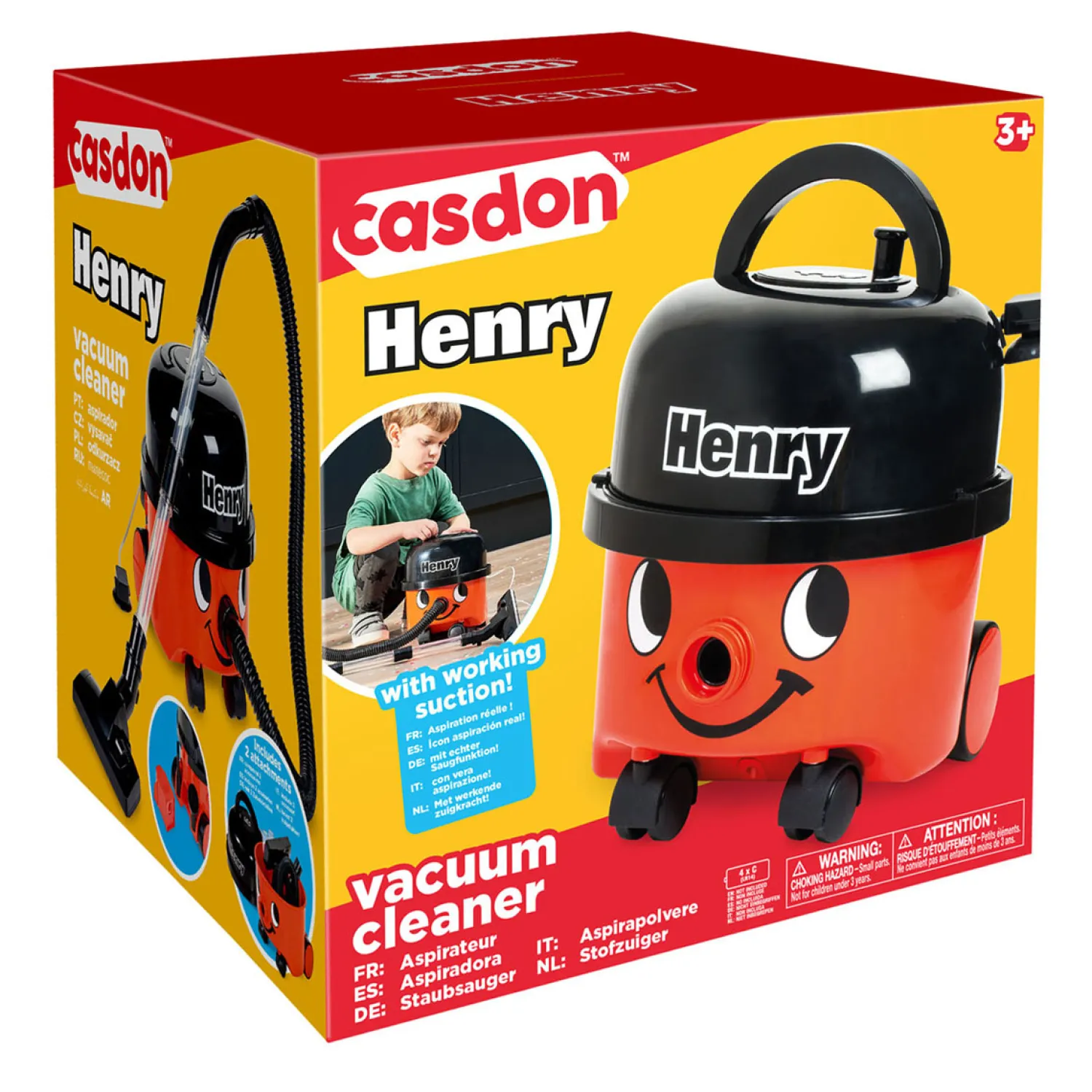 Henry Speelgoed Stofzuiger-Casdon Best