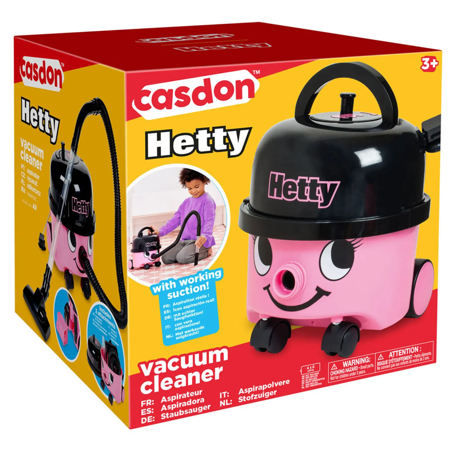 Hetty Speelgoed Stofzuiger-Casdon Discount
